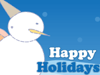Christmas ecard- Happy Hloidays
