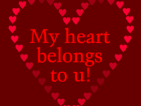 I love you ecard-My Hearts Belongs To You