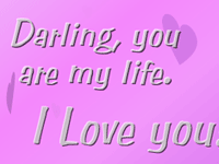 I love you ecard- Darling You Are My life