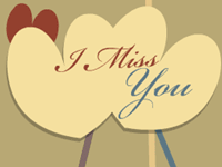 Miss you ecard- I Miss You
