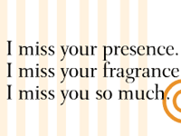 Miss you ecard-I Miss Your Presence
