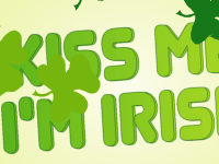 Saint Patricks Day ecard- Kiss Me