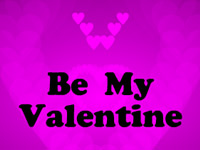 Valentines Day ecard- Be My Valentine