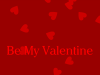 Valentines Day ecard- Be My Valentine